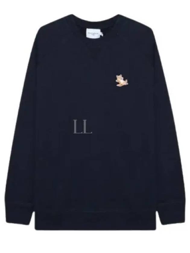 Chillax Fox Patch Classic Crew Sweatshirt GU00342KM0002 P480NA - MAISON KITSUNE - BALAAN 1