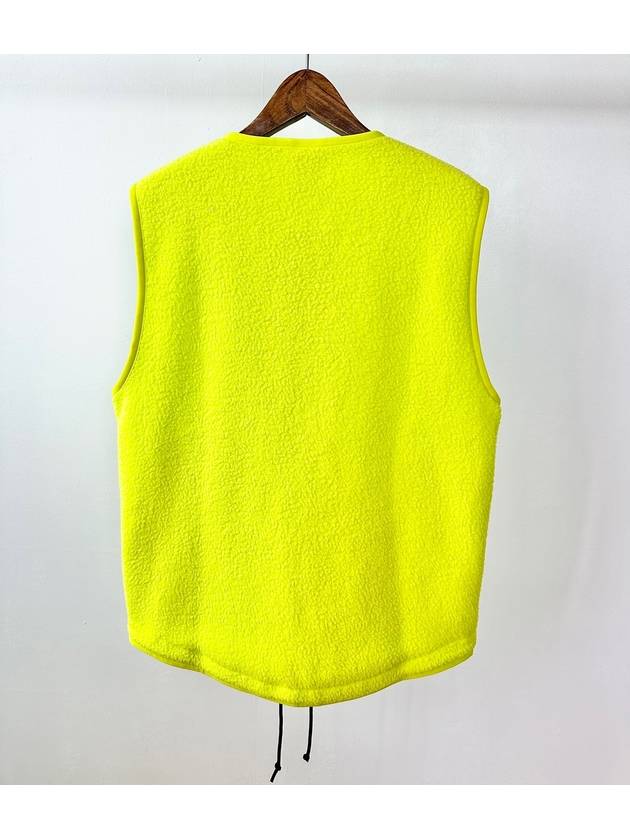 Sherpa Fleece Vest Neon Green - NIKE - BALAAN 7