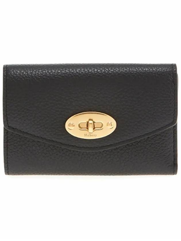 Darley Folded Half Wallet Black - MULBERRY - BALAAN 5