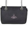 Biogreen Small Chain Shoulder Bag Black - VIVIENNE WESTWOOD - BALAAN 2