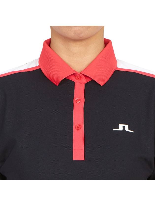 Golf wear women s collar short sleeve t shirt GWJT08096 6855 - J.LINDEBERG - BALAAN 7