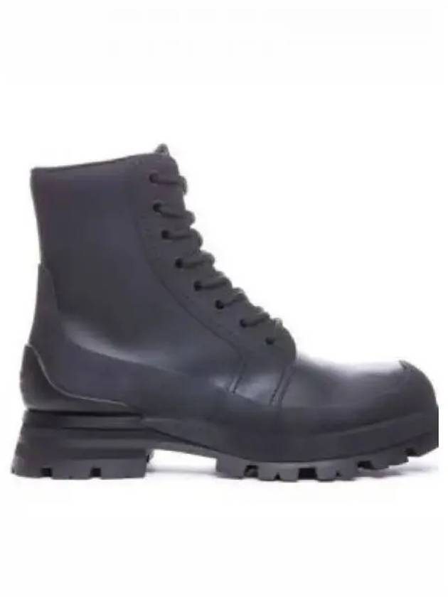 Wander Leather Combat Boots Black - ALEXANDER MCQUEEN - BALAAN 2