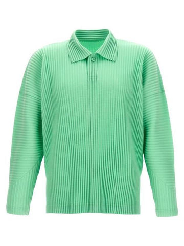 MC January Polo Shirt Green - ISSEY MIYAKE - BALAAN 1