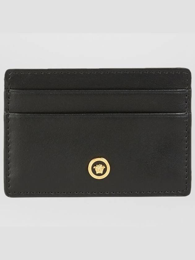 Medusa Card Wallet Black - VERSACE - BALAAN.