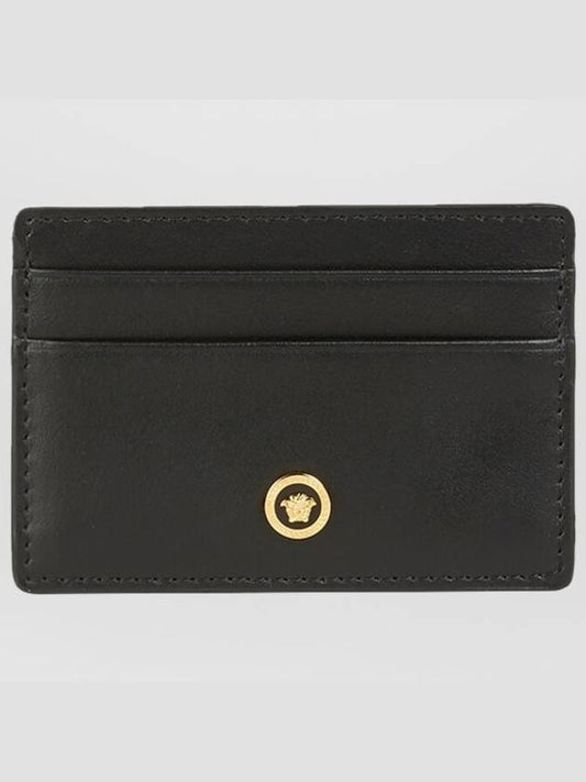 Medusa Card Wallet Black - VERSACE - BALAAN.