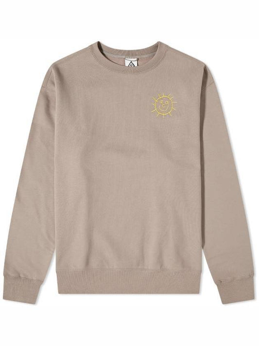 ACG Sunshine Graphic Fleece Sweatshirt Beige - NIKE - BALAAN.