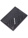 Car Embossed Grain Calfskin Card Wallet Black - BALENCIAGA - BALAAN 6