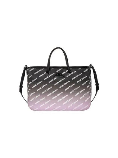 Women s logo pattern gradient tote bag black 271890 - ARMANI EXCHANGE - BALAAN 1