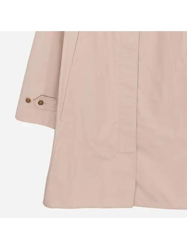 Pocket Button Gabardine Cotton Single Coat Beige - BURBERRY - BALAAN 6