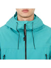 Shell R Goggle Hooded Jacket Blue - CP COMPANY - BALAAN 8