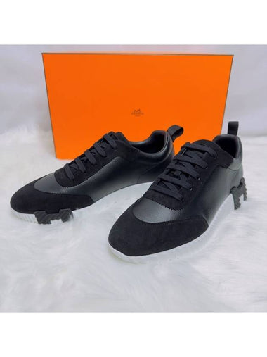 Women Bouncing Sneakers Leather 260 Black - HERMES - BALAAN 1