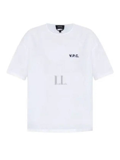 Karol Small Felt Logo Short Sleeve T-Shirt White - A.P.C. - BALAAN 2