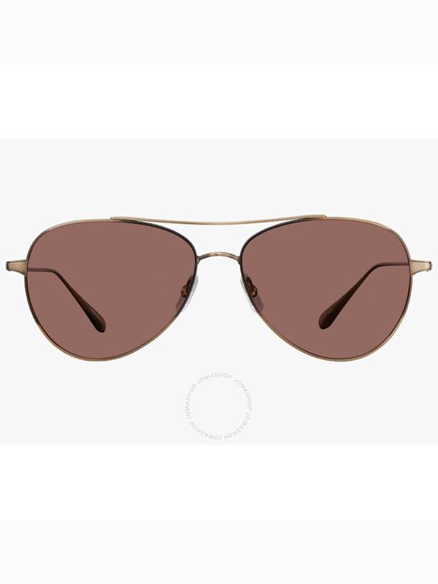 Garrett Leight CULVER SUN Semi-Flat Redwood Pilot Sunglasses 4039 BG/SFRW 56 - GARRETT LEIGHT - BALAAN 1