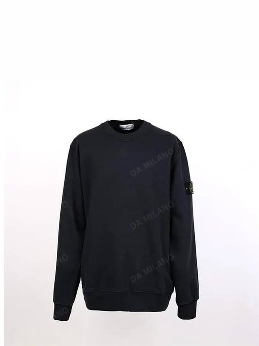 Wappen Patch Crew Neck Sweatshirt Navy - STONE ISLAND - BALAAN 2