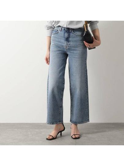 Flare Fit Wide Jeans Blue - TOTEME - BALAAN 2