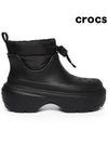 Stomp Puff Boots Black 209324 001 - CROCS - BALAAN 1