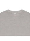 Men s gray linen blend round knit long sleeve t shirt ATEE113 - IKALOOOK - BALAAN 6