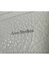 Embossed Logo Leather Card Holder White - ACNE STUDIOS - BALAAN 4