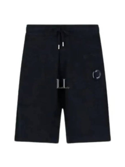 Men's Lens Wappen Bermuda Shorts Black - CP COMPANY - BALAAN 2