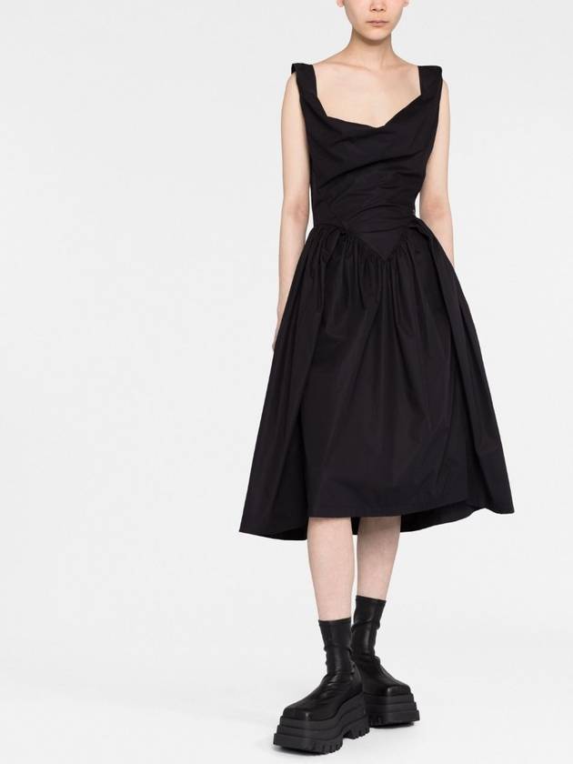 Women's Sunday Midi Dress Black - VIVIENNE WESTWOOD - BALAAN 3