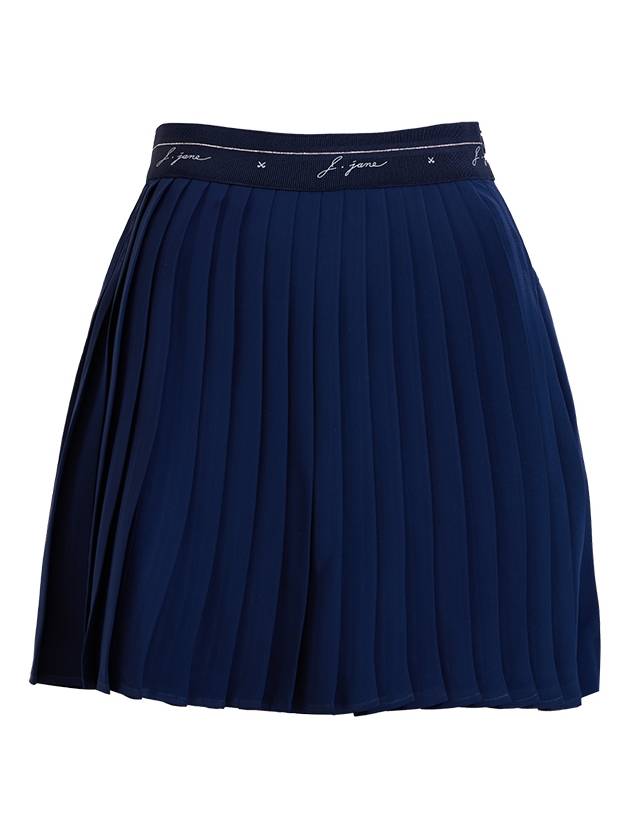 Golf Wear Uncut Chiffon Pleated Skirt Navy - J JANE - BALAAN 2