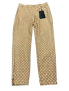 Women's Pia Print Straight Pants Brown - J.LINDEBERG - BALAAN 2