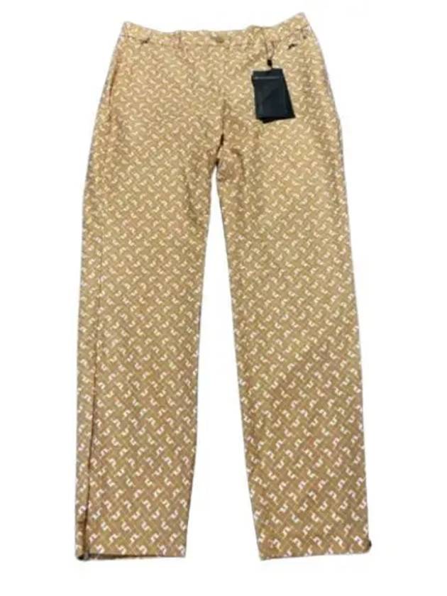 Women's Pia Print Straight Pants Brown - J.LINDEBERG - BALAAN 2