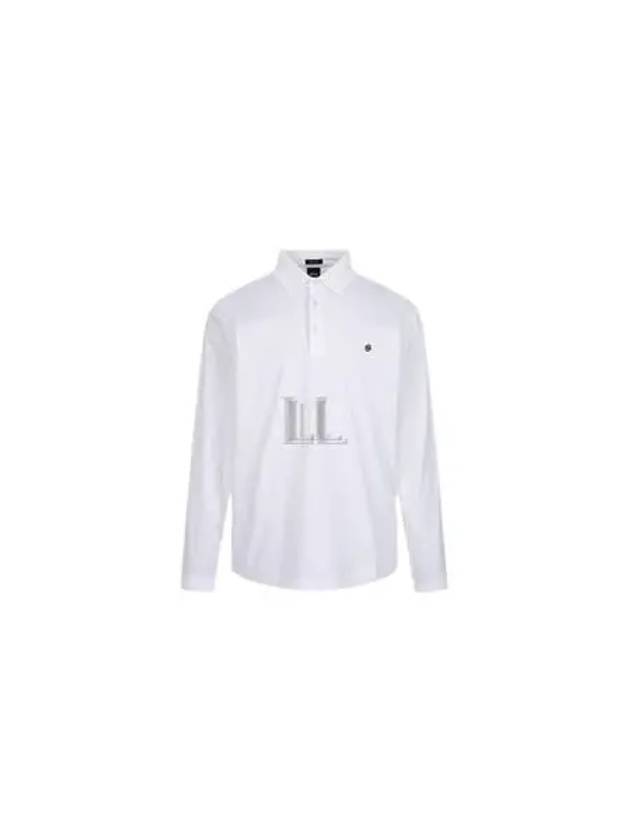 Florian Polo Long Sleeve T-Shirt White - J.LINDEBERG - BALAAN 2