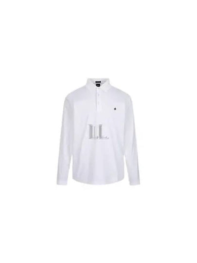 Florian Polo Long Sleeve T-Shirt White - J.LINDEBERG - BALAAN 2