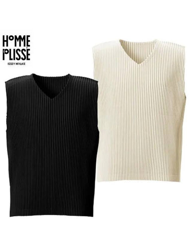 Homme Plissé Monthly Color Vest JK112 - ISSEY MIYAKE - BALAAN 1