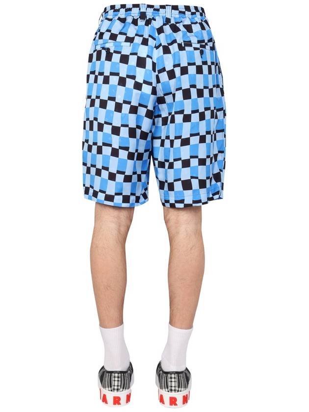 CHECK PRINT BERMUDA SHORTS - MARNI - BALAAN 4