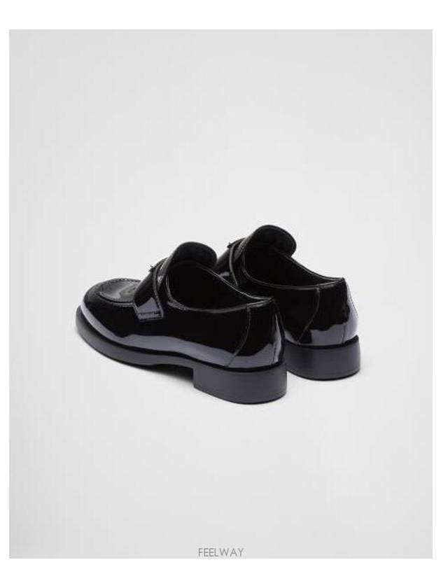 Patent Leather Loafers Black - PRADA - BALAAN 5