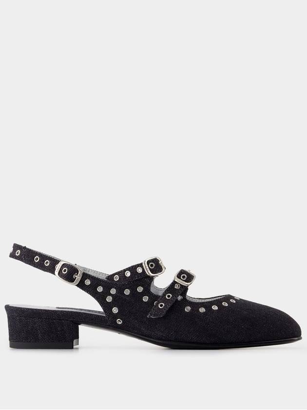 Sling Back Queen - Carel - Denim - Black - CAREL - BALAAN 1