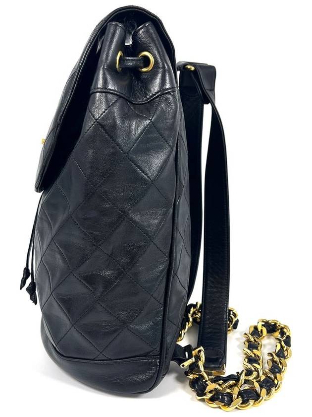 Lambskin backpack black - CHANEL - BALAAN 4