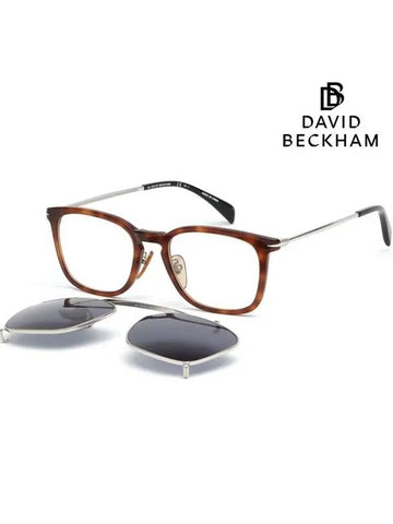 Clipon sunglasses DB1037G CS WR9KU removable glasses frame UV protection - DAVID BECKHAM - BALAAN 1