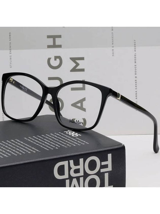 Glasses Frame MM5023 001 Men Women Horn Frame - MAX MARA - BALAAN 2