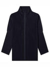 Pleated Full Zipper Cardigan Navy - ISSEY MIYAKE - BALAAN 2