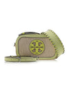 Miller Raffia Mini Cross Bag Green - TORY BURCH - BALAAN 2