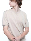 Cool round half knit top beige - CHANCE'S NOI - BALAAN 10