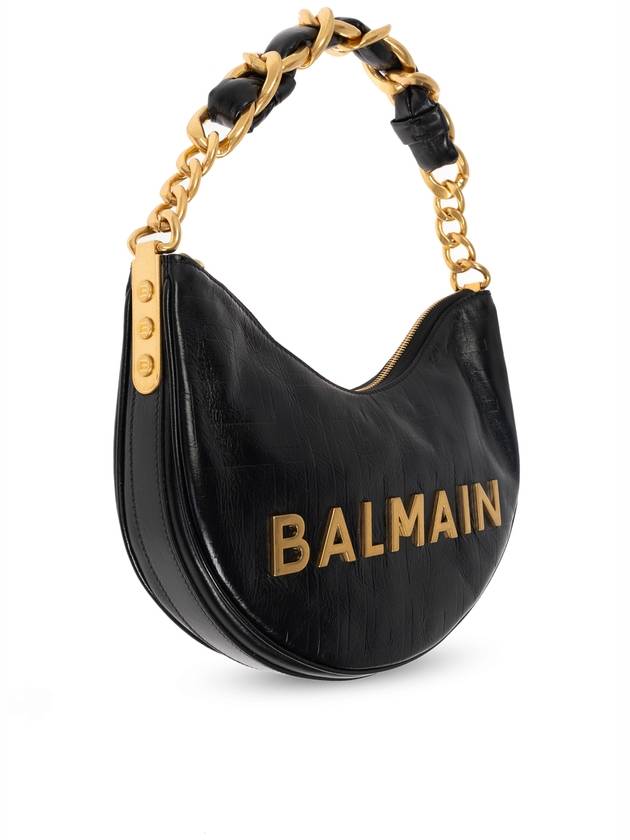 Balmain Shoulder Bag 1945 Soft Moon, Women's, Black - BALMAIN - BALAAN 4