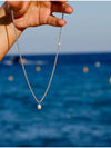 Pearl BB drop pearl necklace silver - BE/GINS - BALAAN 8