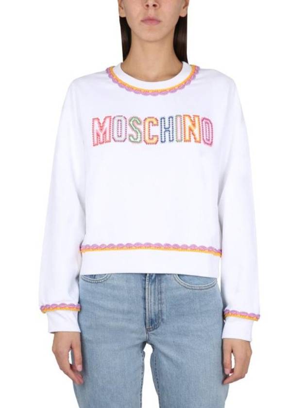 Sweater 17020528 1001 WHITE - MOSCHINO - BALAAN 1