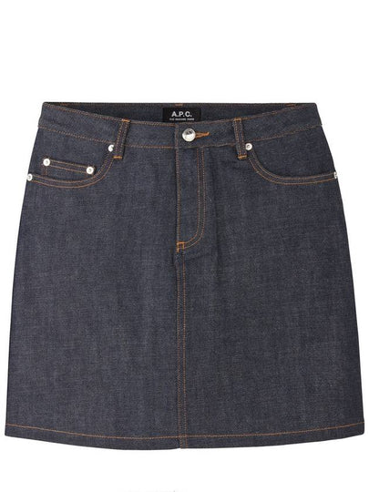 Women's Jupe Standard Denim H-Line Skirt - A.P.C. - BALAAN 2