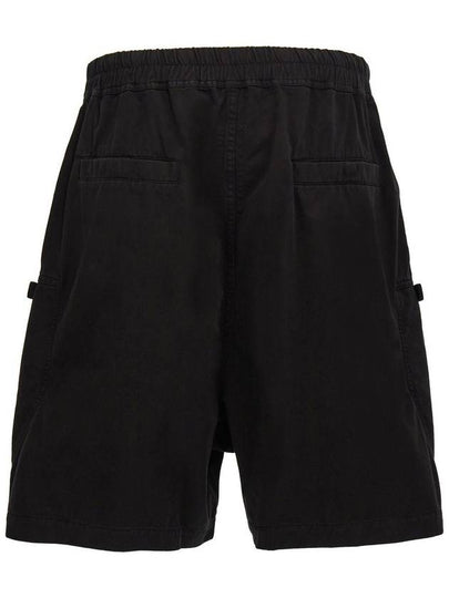 Rick Owens Drkshdw Black Cotton Shorts - RICK OWENS - BALAAN 2