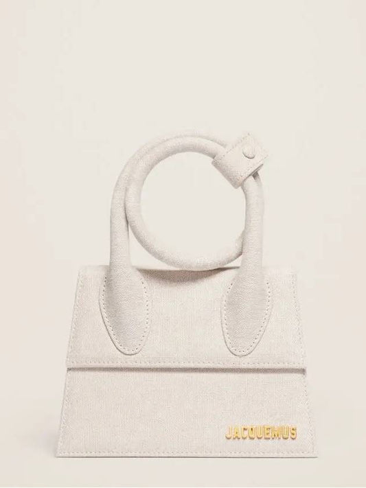 Coil Handle Le Chiquito Tote Bag Light Greig - JACQUEMUS - BALAAN 2