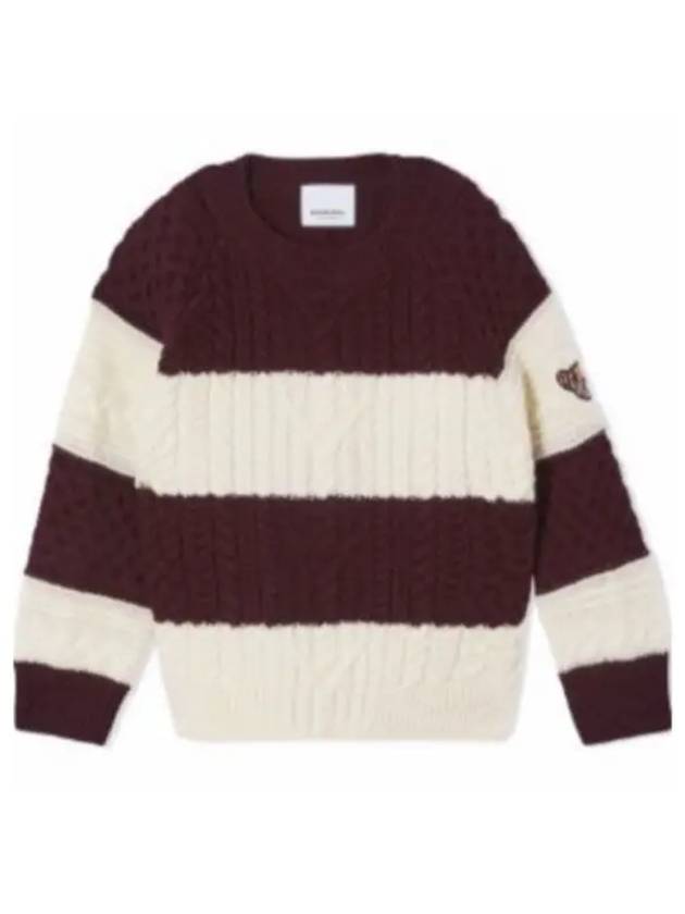 Kids Cable Knit Sweater 8043979 Italian - BURBERRY - BALAAN 1