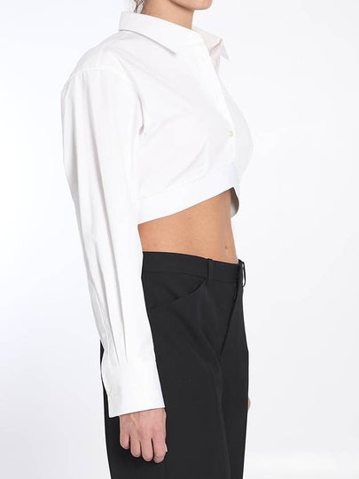 Cropped Shirt With Elastic Band - ALEXANDER WANG - BALAAN 2