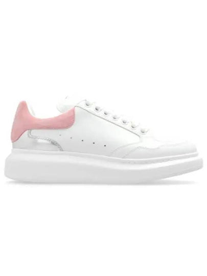 Oversized Pink Tab Low Top Sneakers White - ALEXANDER MCQUEEN - BALAAN 2