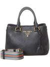 Vitello Phoenix Tote Bag Black - PRADA - BALAAN 2