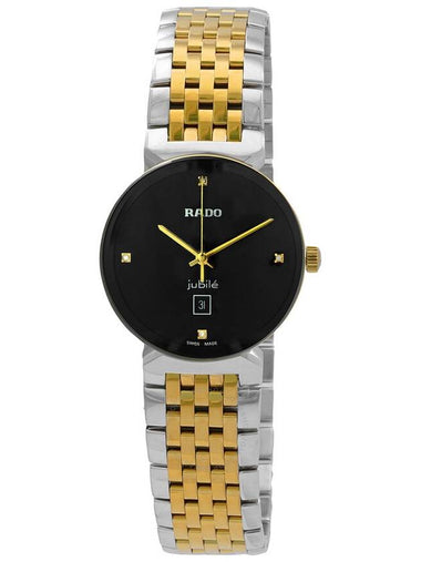 Rado Florence Quartz Diamond Black Dial Ladies Watch R48913703 - RADO - BALAAN 1